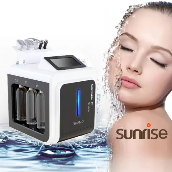 Peeling della pelle a getto di ossigeno Macchina idrofacciale Microdermoabrasione Dermoabrasione Getto di ossigeno Aqua Peeling della pelle Macchina per la pulizia profonda della pelle