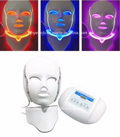 Maschera LED per ringiovanimento cutaneo e trattamento viso con collo
